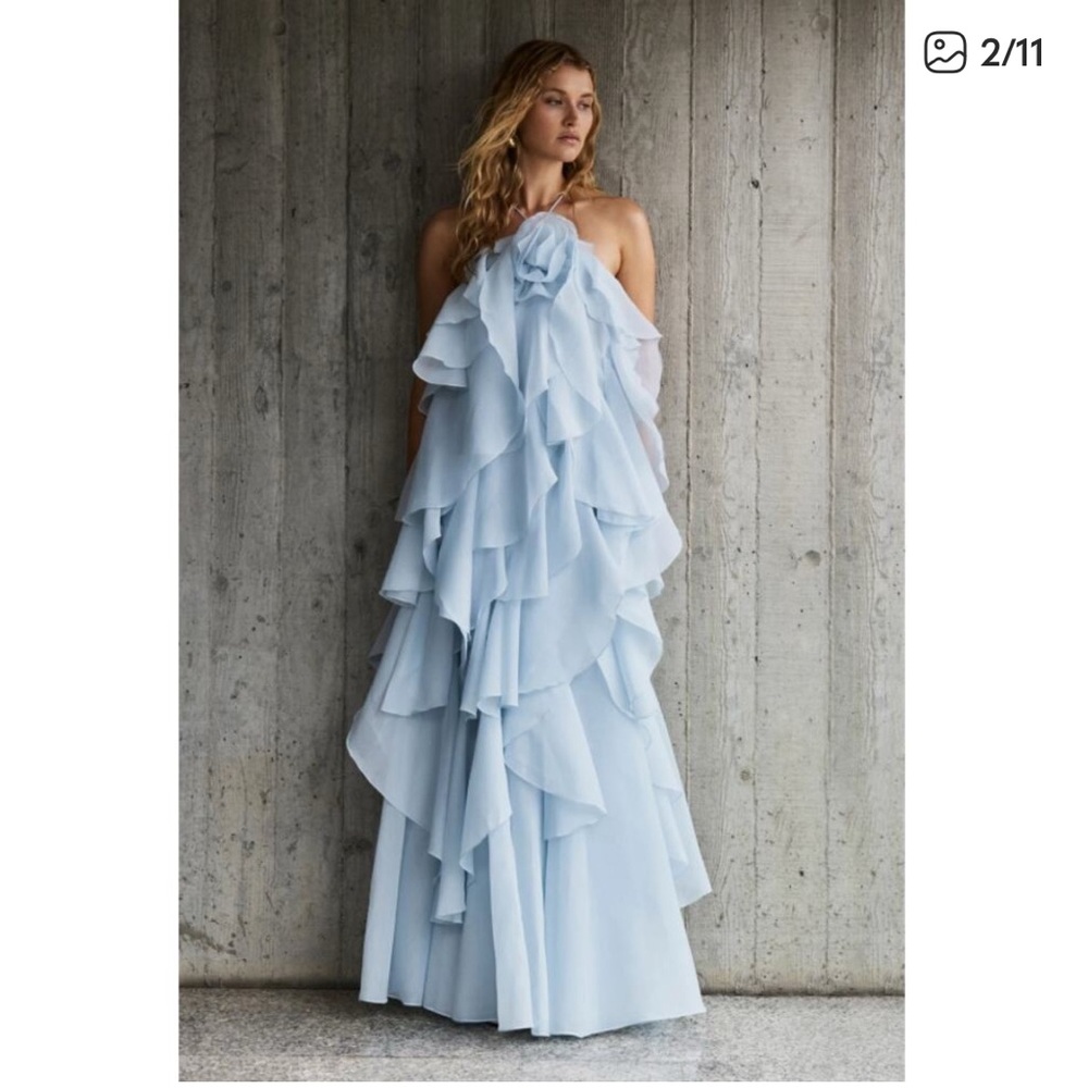 Aje Pandorea Maxi Dress Blue US 6 **SOLD**